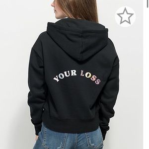 A.lab “your loss” black hoodie!